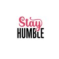 thumbnail image 2 of Adhesivo de pared Stay Humble Motivational Quote, 25 x 30 cm, PVC, 2 of 2