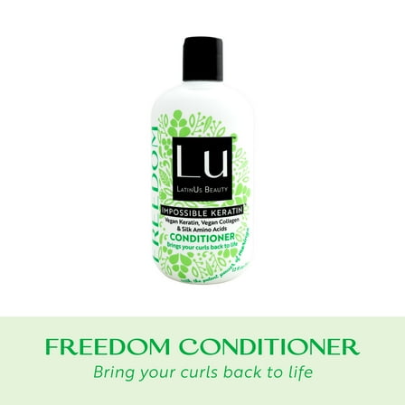 Lu by LatinUs Beauty Freedom Conditioner, Volumize and Define Curls, 12 oz