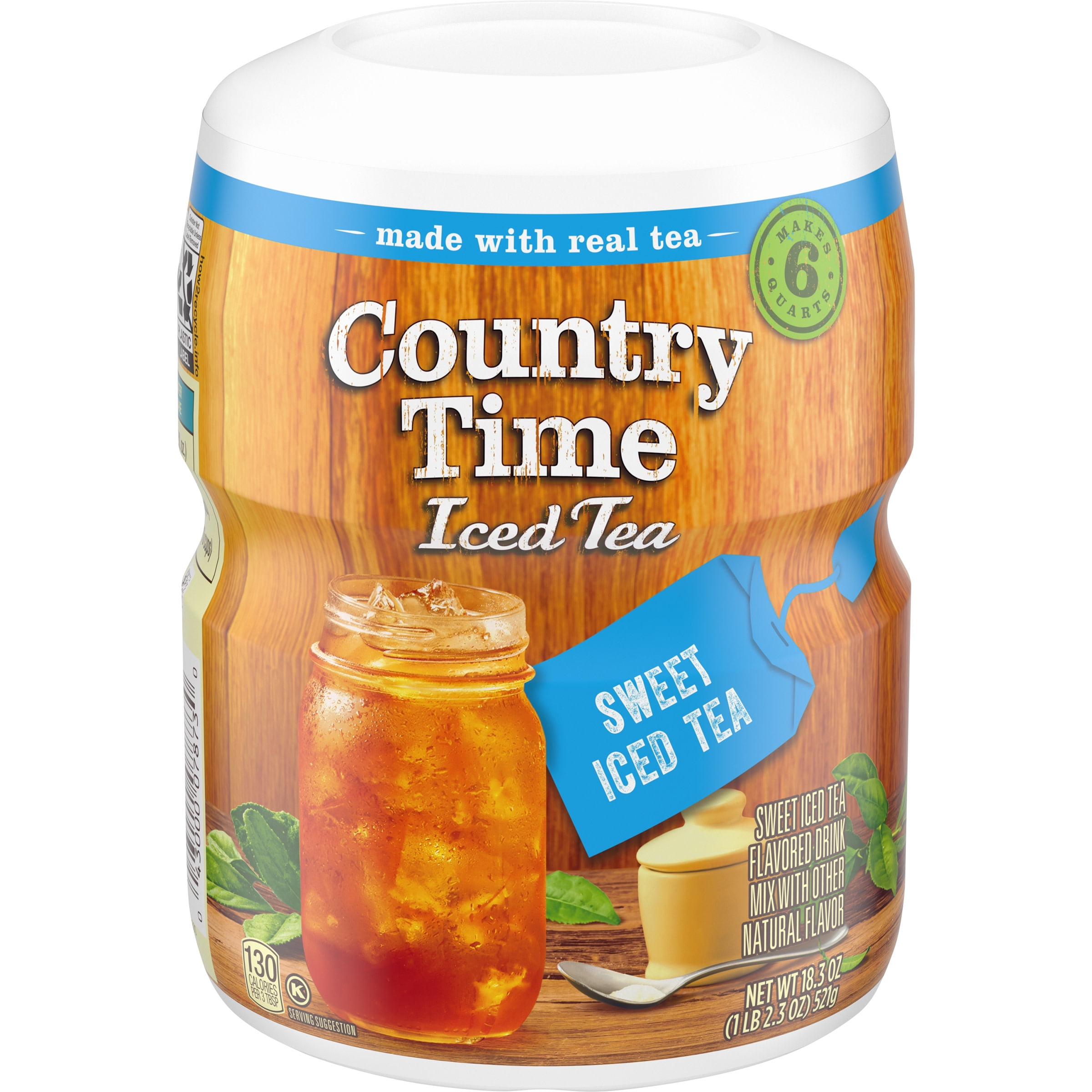 Country Time Sweet Tea Naturally Flavored Powdered Drink Mix, 18.3 oz