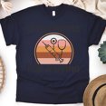 thumbnail image 1 of Funny Nurse Graphic T-Shirt with Syringe and Stethoscope Design, Navy, Size XL, 1 of 6