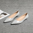 thumbnail image 6 of Pointed Toe Kitten Heel Shoes (6, ChampagneBeige), 6 of 9