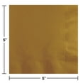 thumbnail image 2 of Party Central 3-Ply Disposable Beverage Napkins - 5" - Gold - Club Pack of 500, 2 of 2