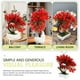 thumbnail image 4 of OHOIOLLA Bonsái De Flores Artificiales Rojas Para De Interiores Con Material Resistente Y, 4 of 4
