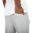 thumbnail image 2 of Nexus Clothing Men Basic Flare Stacked Sweatpants French Terry Joggers (Heather Grey), 2 of 6