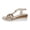 White, variant on Women's Casual Bohemian Beach Sandals 2026 Open Toe Thick Sole Bohemian Elastic Strap Orthopedic Slip on Sandals Spring And Summer Lightweight Shoes