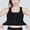 Black, variant on SCSAlgin Adjustable Sports Bras for Women High Impact - Zip Front Sports Bra Plus Size Wireless for Running Workout