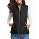thumbnail image 1 of Chaleco Acolchado con Cuello Alto, Cremallera y Bolsillos para Mujer Negro L, 1 of 10
