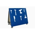 thumbnail image 2 of Triton Products® LocBoard 36-3/4"L x 39-1/4"H x 21-1/4"W Anodized Aluminum Frame Tool Cart with Tray, 2 of 2