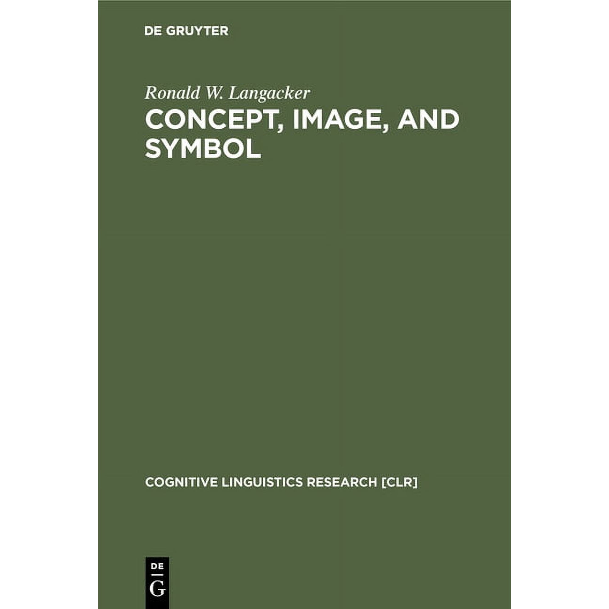 Cognitive Linguistics Research Concept Image and Symbol Book 1 (Hardcover)