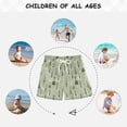 thumbnail image 6 of FORMRS Boys Swim Trunks Quick Dry Mesh Lining Beach Boardshorts, Sizes XS-XL, Green Floral Guitar Pattern, 6 of 7