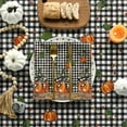 thumbnail image 5 of Fall Tablecloth 60×120 Inch Rectangular, Thanksgiving Autumn Harvest Black and White Buffalo Plaid Orange Pumpkin Washable Table Cover for Party Picnic Dinner Decor, 5 of 6