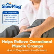 SlowMag Mg Muscle & Heart Health Tablets, Magnesium Chloride and Calcium, 120 Count