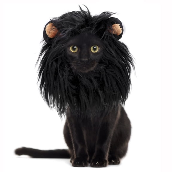 Lion Mane Wig for Cats and Dogs, Realistic Furry Halloween Costume, Soft Plush Jungle King Accessory, Lightweight Pet Party Outfit, Easy to Wash