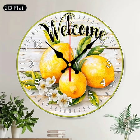Steampunk Dog Round Wall Clock Industrial Vintage Gear Art Silent Non Ticking Welcome Home Decor