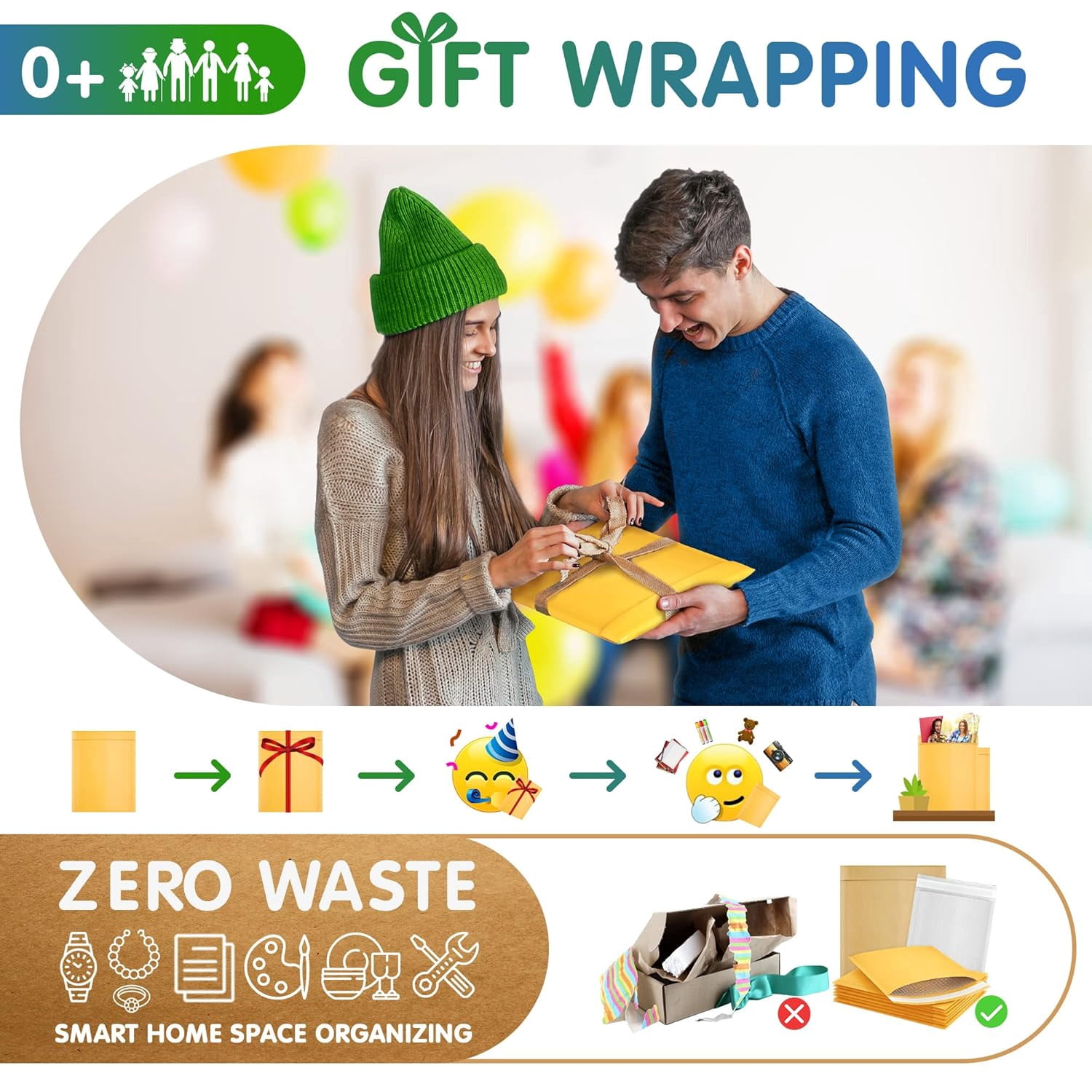 30Pack Kraft Bubble Mailers 6x7" Padded Envelopes Durable Kraft Bubble Envelopes for Mailing Jewelry Makeup Small Business