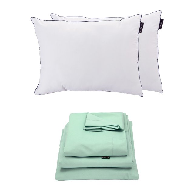 Sabanas King Size Softy Menta + Almohada One 2