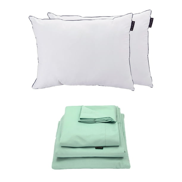 Sabanas King Size Softy Menta + Almohada One 2