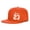 Orange, variant on Hip Hop Baseball Cap Hard White Brim No.23 Print Casual Summer Street Style Hat Unisex