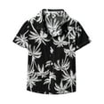 thumbnail image 4 of KAUOD Little & Big Boy's Hawaiian Shirts Short Sleeve Fun Print Button Down Dress Shirt Tops for Kids, 3 Months - 11 Years, 4 of 4