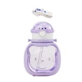 thumbnail image 4 of Botella de agua de verano para niños con diseño de astronauta y oso para actividades deportivas Violeta, 4 of 9