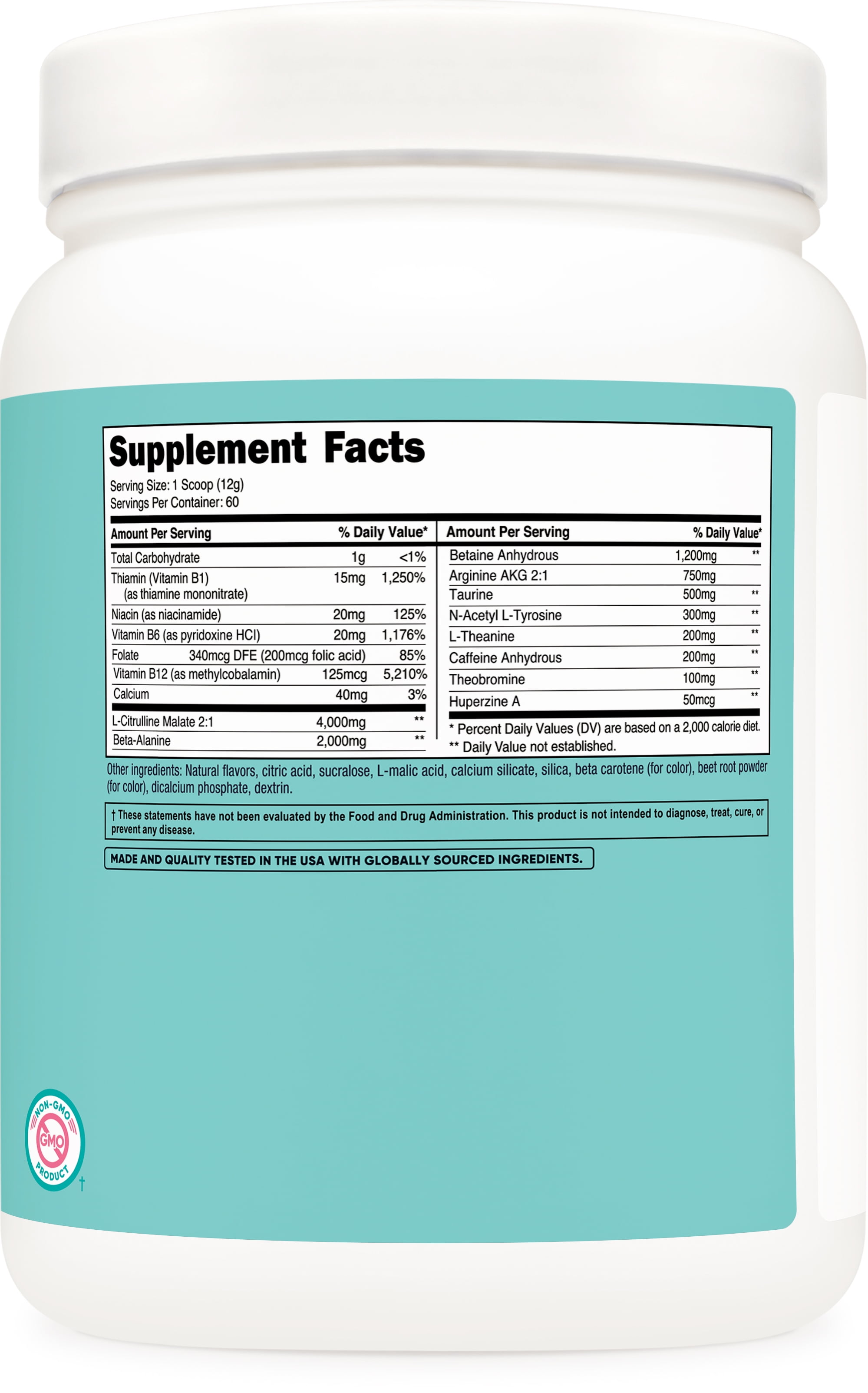 Nutricost Pre-Workout For Women (Peach Mango)- 60 Servings, Supplement