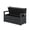 Black(wicker-style), variant on Nihsuao 82 Gallon Storage Patio Bench, Deck Box with Storage Organization, Waterproof Resin, Durable Outdoor Seating, Perfect to Store Garden Tools and Pool Toys, Gray(Wicker-style)