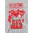 thumbnail image 3 of Captain America : Brave New World Chandail à Capuchon Rouge Hulk Bande Dessinée pour Garçons/filles, 3 of 5