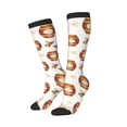 thumbnail image 2 of Fotbe Wooden Barrels With Honey print Women's Men's Novelty Crew Socks Cotton Socks Knee High Socks for Walking,Running,Nurses,Pregnancy, 2 of 8