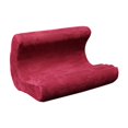 thumbnail image 4 of Soporte para almohada para tableta, base para soporte para tableta cómoda con bolsillos de almacenamiento, soporte para teléfono para regazo, lector, rojo intenso, 4 of 9