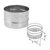 thumbnail image 4 of DuraVent 6DBK-ADSS 6 in. Black Stovepipe Adapter, Stainless Steel, 4 of 4