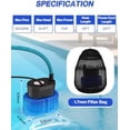 thumbnail image 6 of Pool Cover Pump above Ground - Submersible Water Sump Pump Swimming Water Removal Pumps, with Drainage Hose & 25 Feet Extra Long Power Cord, 850 GPH inGround, 3 Adapters, 6 of 9