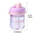thumbnail image 3 of JZCHUNTOY Tasse à Thé en Paille à Haute Apparence 1 Pce, Tasse à Boire Transparente Résistante à la Chaleur à Grand Ouverture, Contenant de Boisson Portable Réutilisable pour la Maison, le Bureau et les Activités Extérieures, 3 of 7
