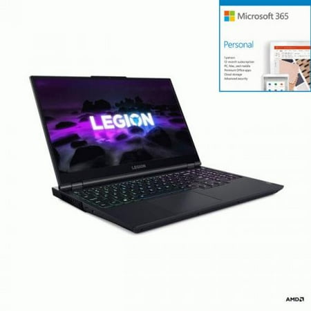Lenovo Legion 5 15.6" 165Hz Gaming Laptop AMD Ryzen 7-5800H + Microsoft 365 Bundle