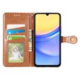 thumbnail image 2 of for Samsung Galaxy A35 Phone Case Wallet Card Holder, Premium PU Leather Stand Flip Wrist Strap Magnetic Closure Shockproof Protective Wallet Case Cover for Samsung Galaxy A35, Brown, 2 of 5
