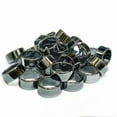 thumbnail image 2 of HOOUN 20pcs 10mm Natural Black Hematite Ring - Anxiety Balance Circulation, 2 of 3