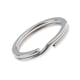 thumbnail image 5 of 5 llaveros de titanio con aro dividido de doble bucle. Plata 18mm, 5 of 8