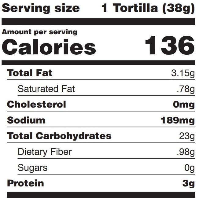 Rodriguez Flour Tortillas, 8 Ct, 11 oz
