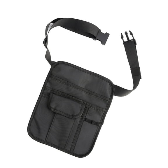 Server Apron Waiter Waist Server Apron Pouches Restaurant Water-resistant Apron Bag with Adjustable Shoulder Strap