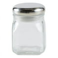 thumbnail image 2 of Glass Bottle - Square - Clear - 4Oz, 2 of 5