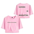 thumbnail image 4 of Josiah Queen Merch Garden In Manhattan T-Shirt For Women&Girls Midriff Short Sleeve Summer Clothing Vest Tee, 4 of 5