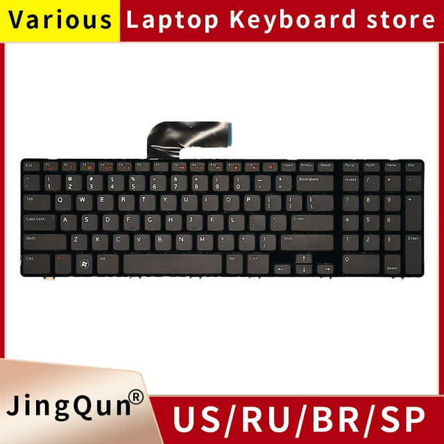 Clavier d'Ordinateur Portable Rétroéclairé pour Dell Inspiron17 17R N7110 Vostro 3750 5720 7720 XPS17 L701X L702x RU Neuf