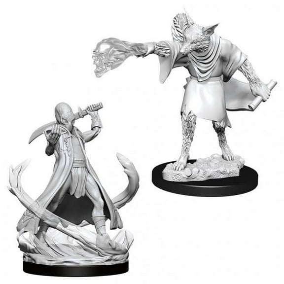 WizKids WZK90015 Dungeons & Dragons Nolzurs Marvelous Miniatures - Arcanaloth & Ultroloth W11