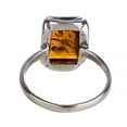 thumbnail image 3 of Sterling Silver and Baltic Honey Amber Ring "Cora", 3 of 6