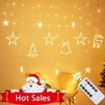thumbnail image 2 of Guirnalda de luces LED navideñas con forma de estrella para exteriores, para árbol de Navidad, bodas, fiestas, Año Nuevo, decoración navideña, 2 of 5