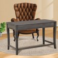 thumbnail image 1 of 47-Inch Standing Desk with Adjustable Lift Top and Hidden Storage | Modern Gray Desk for Home Office or Gaming Setup | Sleek and Functional Office Furniture, 1 of 5