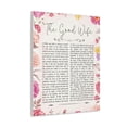 thumbnail image 2 of Scripture Walls Proverbs 31:25 The Good Wife Bible Verse Canvas Christian Wall Art Ready to Hang Unframed, 2 of 18