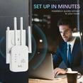 thumbnail image 5 of WiFi Extender, 2026 Fastest WiFi Booster 1200Mbps Dual Band (5GHz/2.4GHz) WiFi Extenders Signal Booster for Home, WiFi Repeater with Ethernet Port Covers up to 12880sq. ft and 55 Devices-Medium, 5 of 6