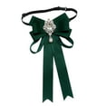 thumbnail image 5 of FVDPWYE Women Bow Tie Japanese Style Adjustable Jewelry Clothes Accessory Collar Tie Deep Green, 5 of 9