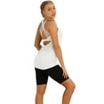thumbnail image 6 of icyzone Yoga Tops Workouts Clothes Activewear Built in Bra Tank Tops for Women, 6 of 6