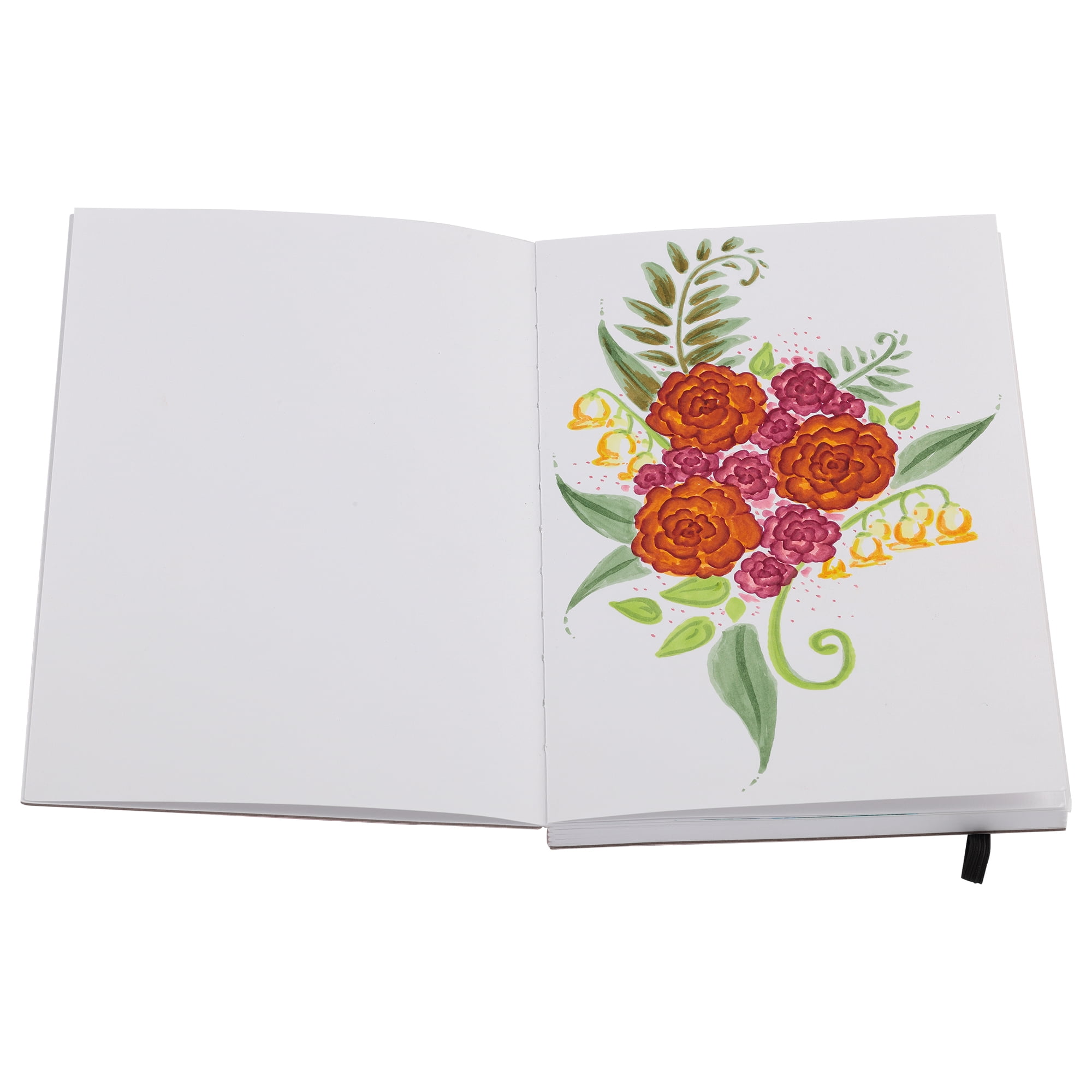 SoHo Urban Artist Brick Sketchbook Journals for Sketching, Drawing, Colored Pencils, Graphite, and more - Mixed Media Set of 2 - 5.5"x5.5" & 5.5"x8.5" (200 GSM, 40 Sheets)